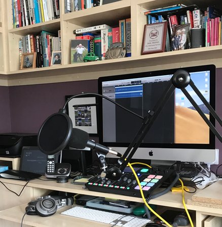 Phil's home recording studio